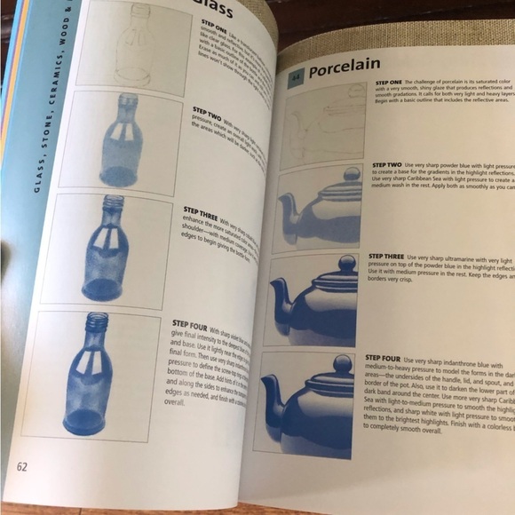 101 textures in colored pencil paperback book - Picture 4 of 11